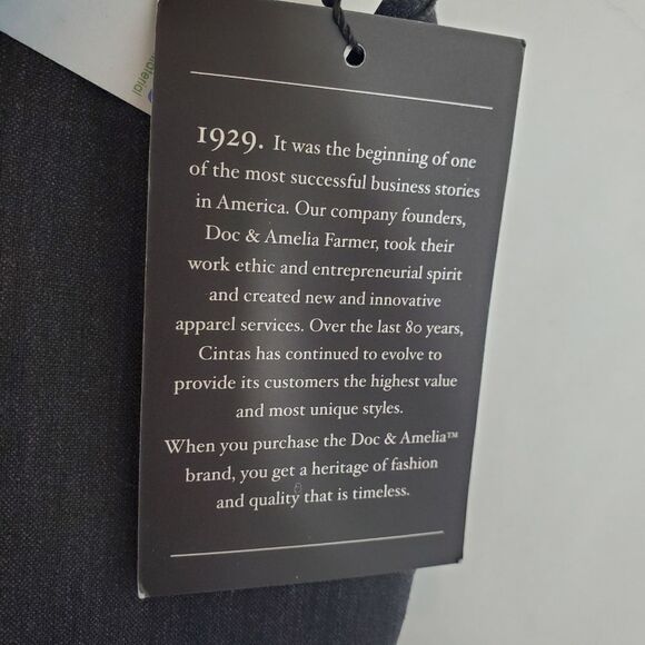 NEW 18W Doc & Amelia WOOL BLEND Classic Fit Straight Leg GRAY TROUSERS PANTS NWT - Picture 8 of 16